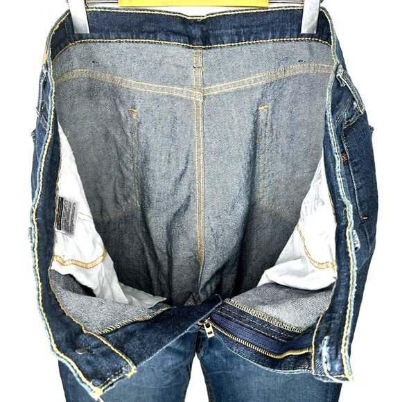 Levis Mens Jeans 514 Straight Leg Cotton Casual Blue Denim Measures 42x31 - Picture 11 of 16